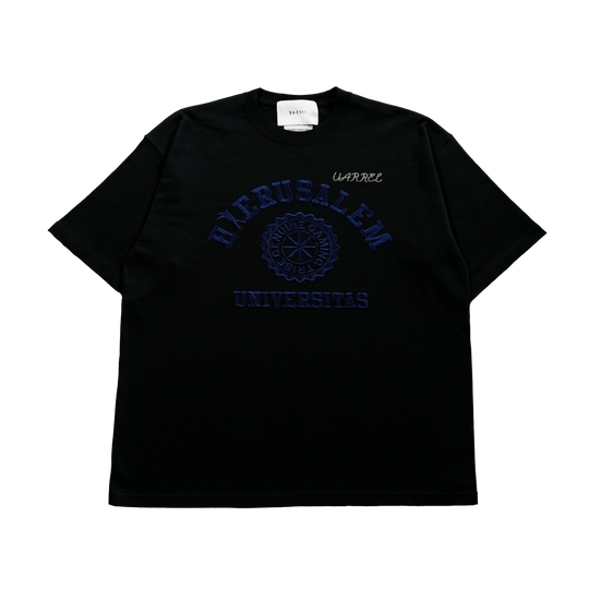 HIERUSALEM UNIVERSITAS TEE / BLACK