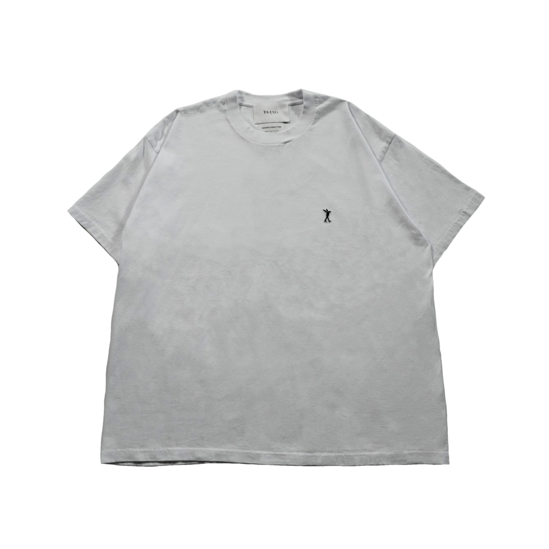 ONE MARK + BRUSH TEE / WHITE