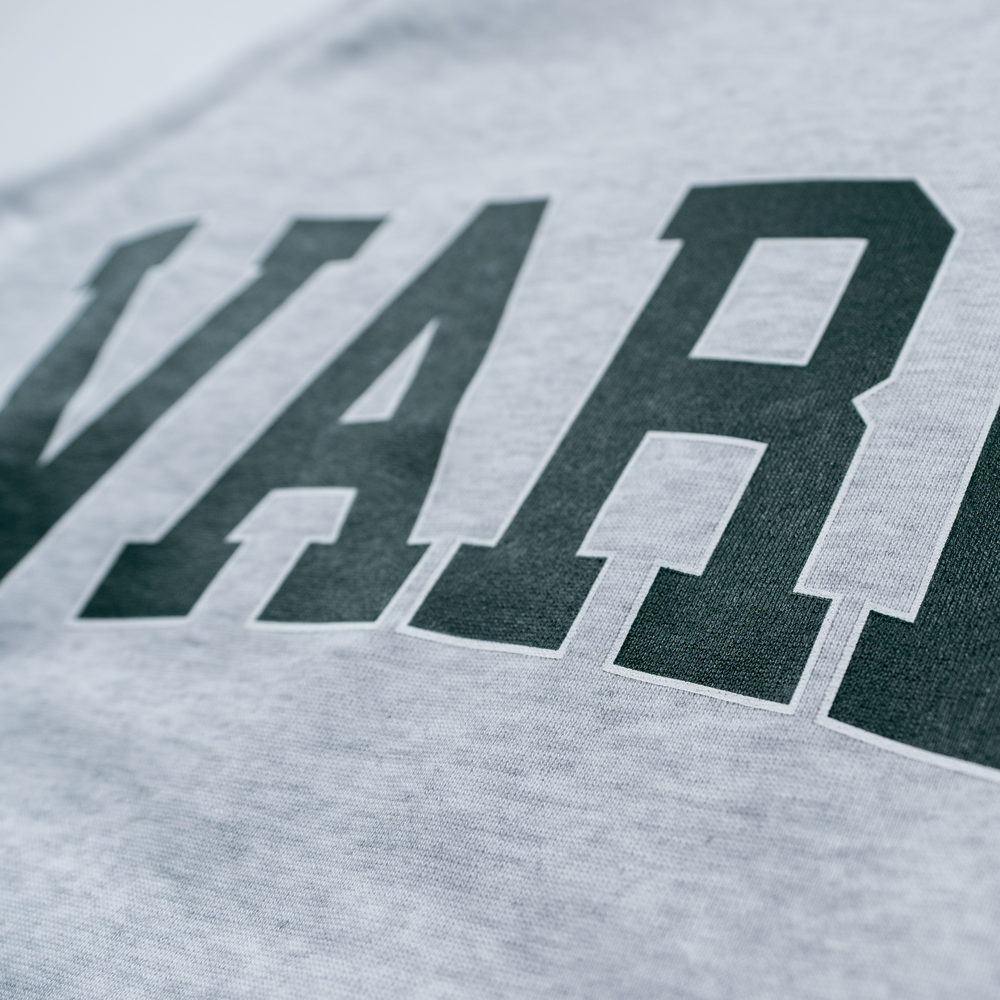 VARREL COLLEGE CREWNECK / ASH