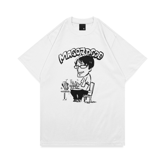 MAGO X MAGO "CHINPAN MAGOSAN" TEE / WHITE