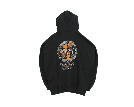 No 0 ZIP HOODIE / BLACK