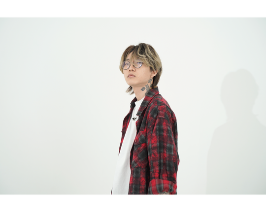 VINTAGE CHECK SHIRTS / BLACK / RED
