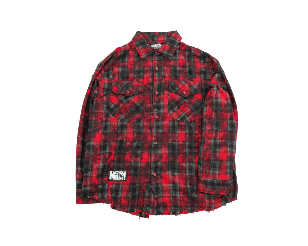 VINTAGE CHECK SHIRTS / BLACK / RED