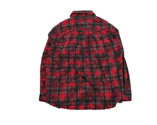 VINTAGE CHECK SHIRTS / BLACK / RED