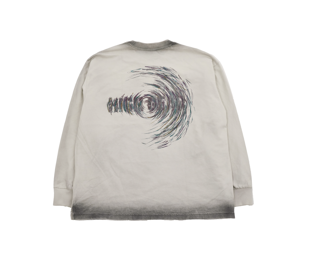 CIRCLE LS TEE / WHITE