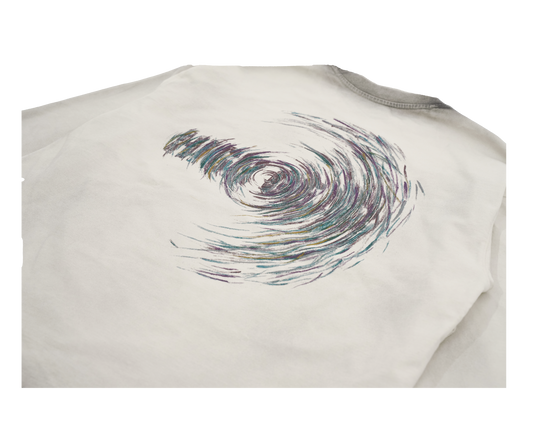CIRCLE LS TEE / WHITE
