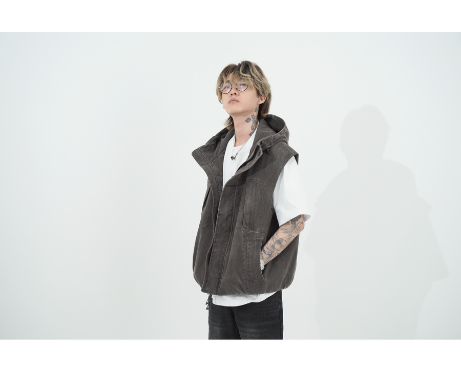 VINTAGE ARMY VEST / BLACK – VARREL OFFICIAL STORE