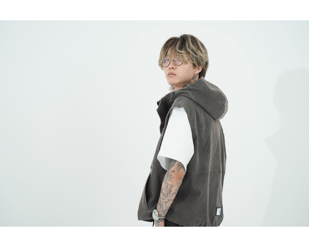 VINTAGE ARMY VEST / BLACK