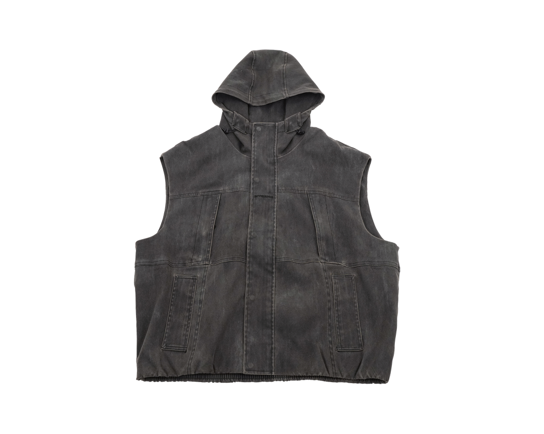 VINTAGE ARMY VEST / BLACK