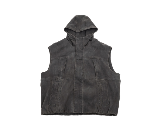 VINTAGE ARMY VEST / BLACK