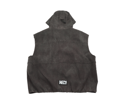 VINTAGE ARMY VEST / BLACK