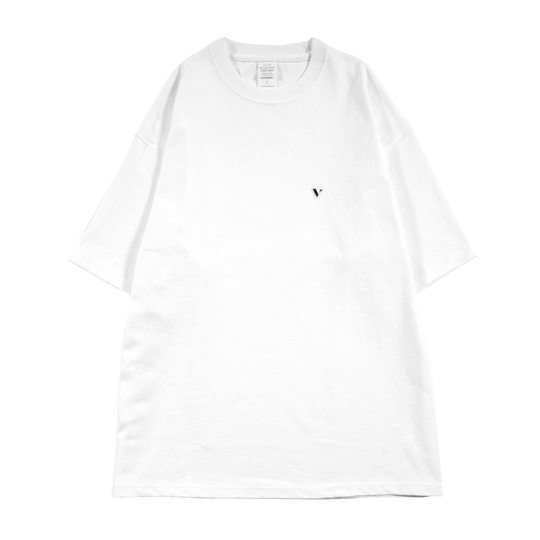 V MARK TEE / WHITE