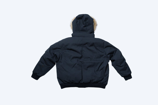 ANS DOWN JACKET / WHITE ・ BLACK