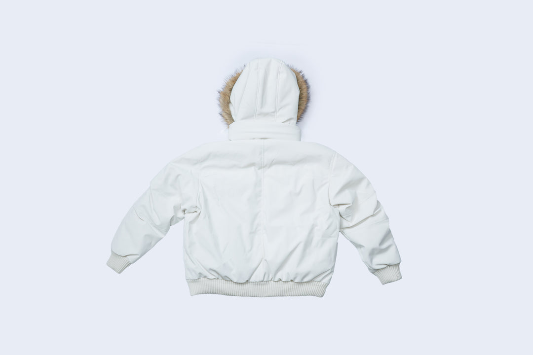 ANS DOWN JACKET / WHITE ・ BLACK