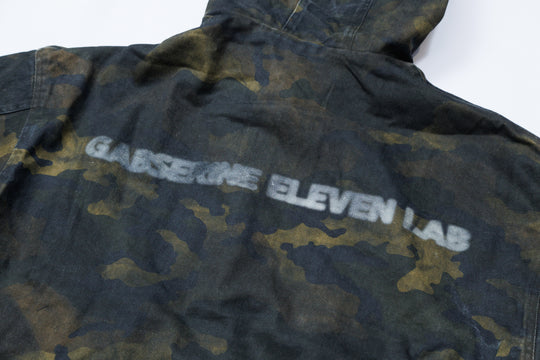 COTTON DUCK CAMO JACKET / CAMEL