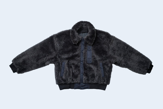 GRAPHITY BOA JACKET / BLACK ・ GRY