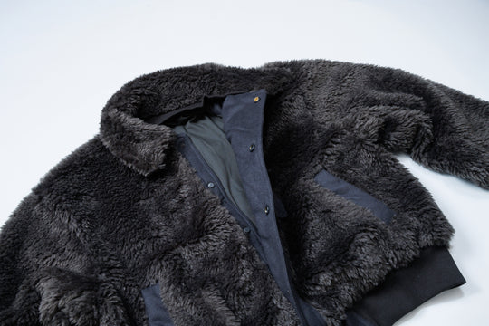 GRAPHITY BOA JACKET / BLACK ・ GRY
