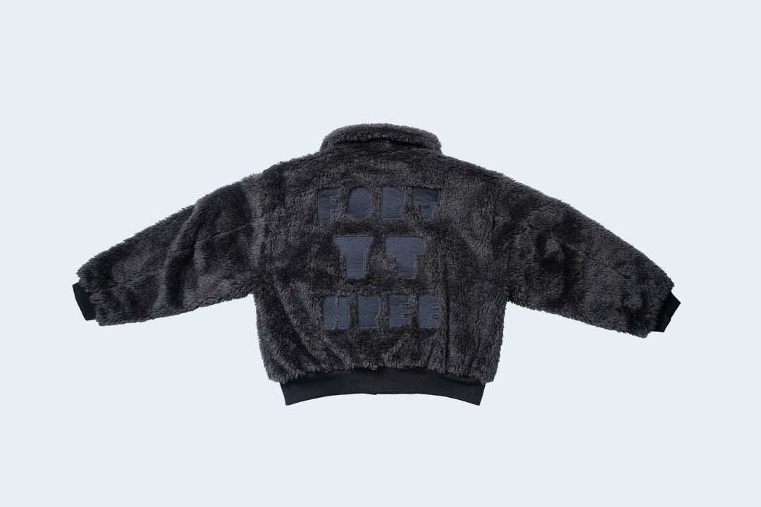 GRAPHITY BOA JACKET / BLACK ・ GRY