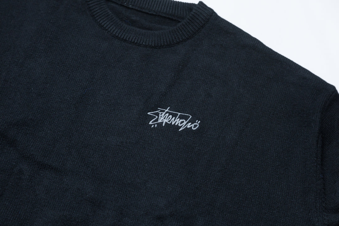 JACQUARD KNIT / BLACK ・ YELLOW