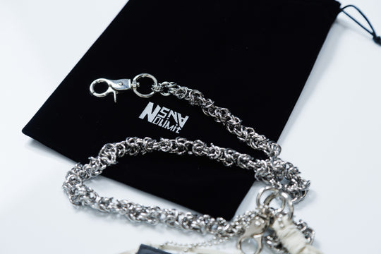 ANS WALLET CHAIN / BLACK ・ WHITE