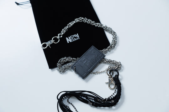 ANS WALLET CHAIN / BLACK ・ WHITE