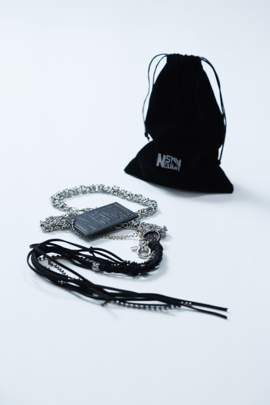 ANS WALLET CHAIN / BLACK ・ WHITE