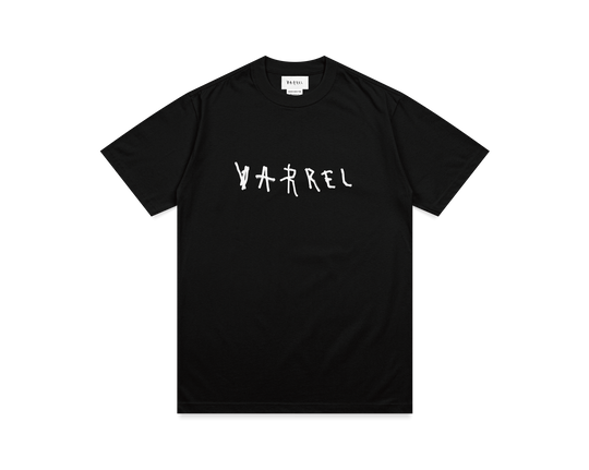 VARREL ROOTS LOGO TEE / BLACK