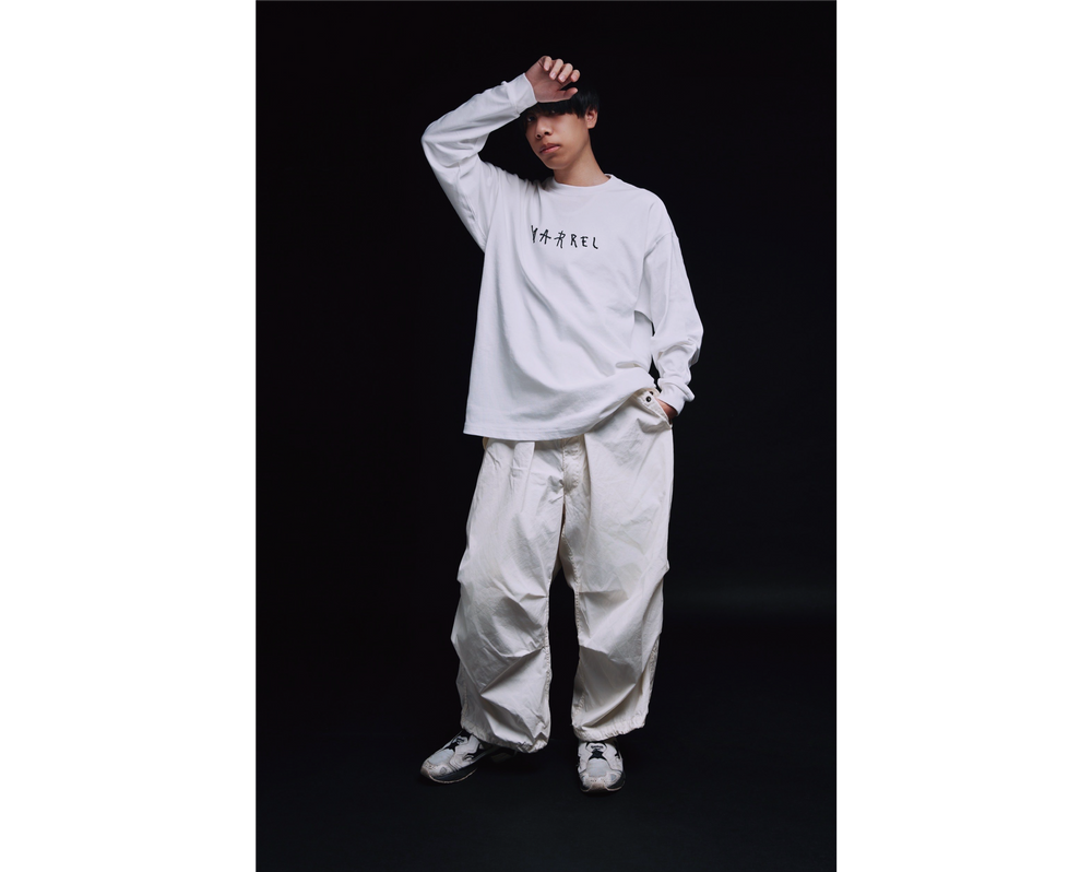 VARREL ROOTS LOGO L/S TEE / WHITE